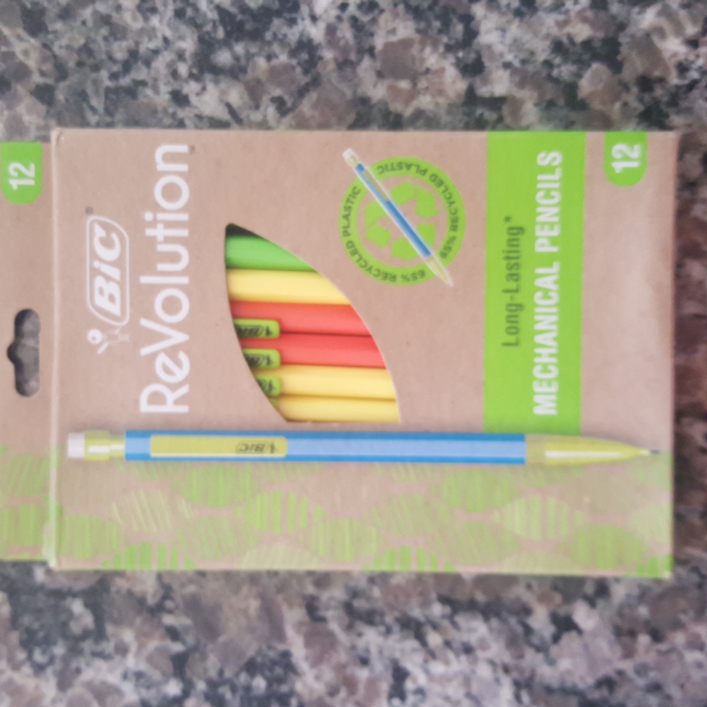 Bic Revolution Long Lasting MEchanical Pencils 12 pack new sealed